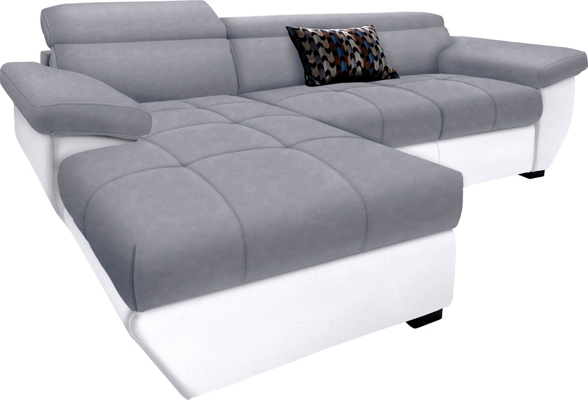 COTTA Ecksofa, inklusive Kopfteilverstellung, wahlweise mit Bettfunktion + Bettkasten