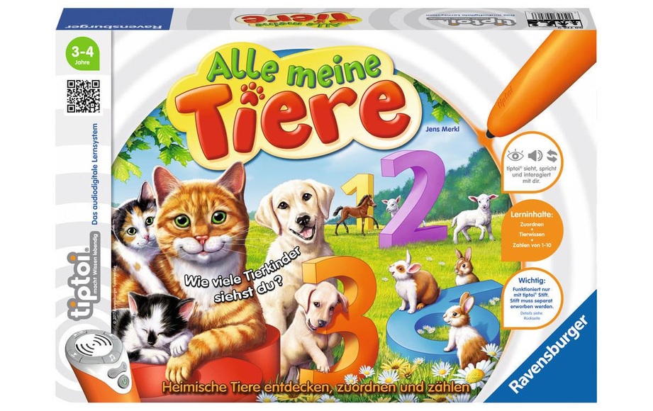 RAVENSBURGER tiptoi Alle meine Tiere