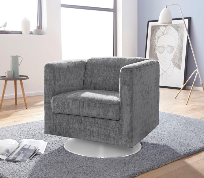INOSIGN Sessel »Bob«, drehbar mit Tellerfuss