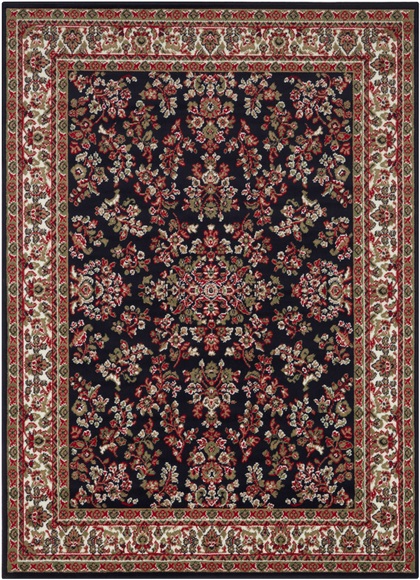 DELAVITA Teppich »Halton«, rechteckig, 8 mm Höhe, Kurzflor, Vintage Design, Orient Optik, Wohnzimmer, Schlafzimmer, Arbeitszimmer, Robust, Pflegeleicht, Gekettelt