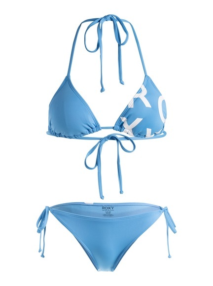 Roxy SD Beach Classics Tiki Tri Reg TS Set - Bikinis Azure Blue XL