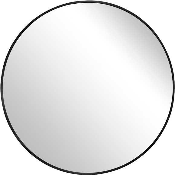 Spiegelprofi GmbH Wandspiegel »ELLA rund«, (1 St.), Ø80 cm, Aluminium-Rahmen