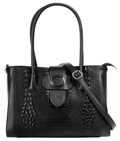 Cluty Shopper, (1 tlg.), echt Leder, Made in Italy