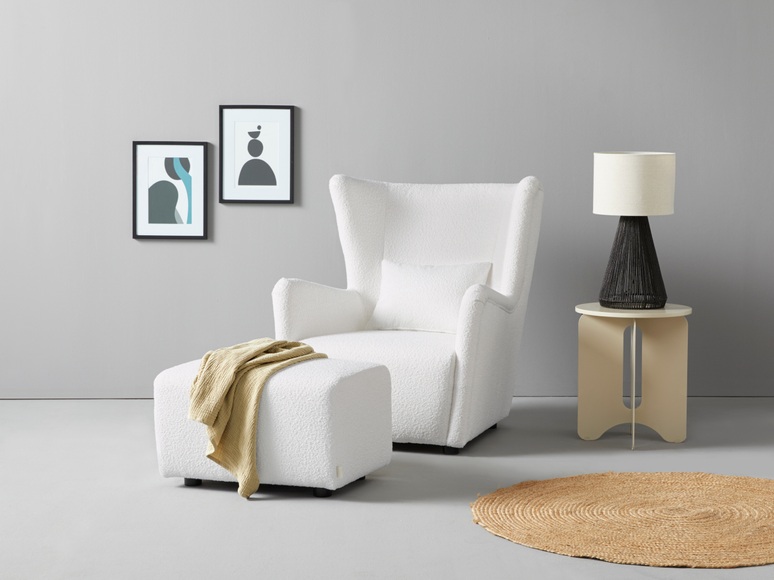 LeGer Home by Lena Gercke Ohrensessel »Levke«, wahlweise mit oder ohne Hocker