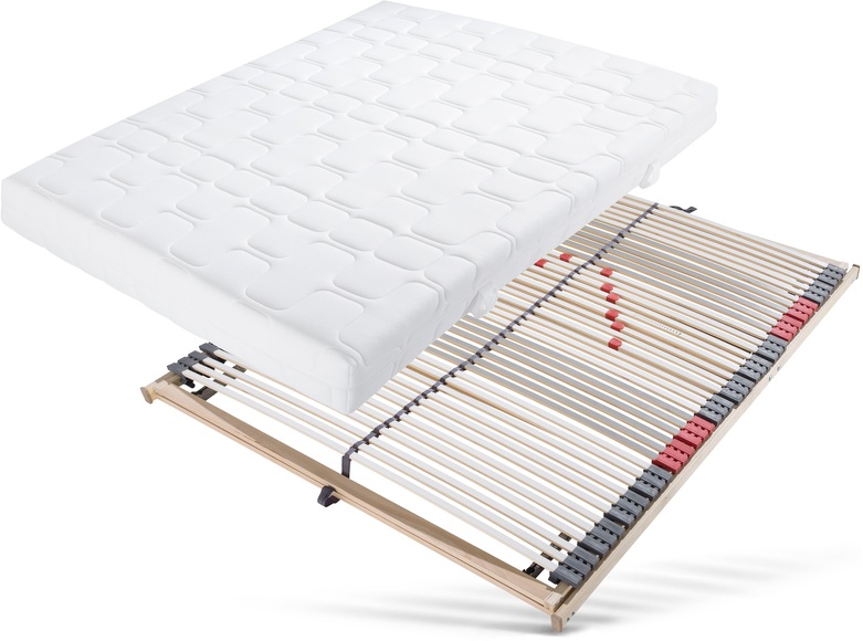 Beco Komfortschaummatratze + Lattenrost »»Xtra Class M & Ultraflex KF««, (Set, Set besteht aus 2 Teilen, Matratze und Lattenrost), Auch für höchste Belastungen geeignet