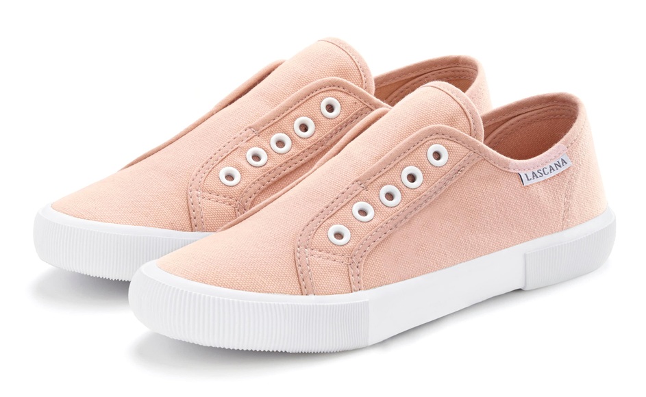 LASCANA Sneaker, Slip In bequem zum Reinschlüpfen