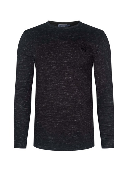 Siksilk Langarmshirt »Siksilk Langarmshirt Long Sleeve Marl T-Shirt«