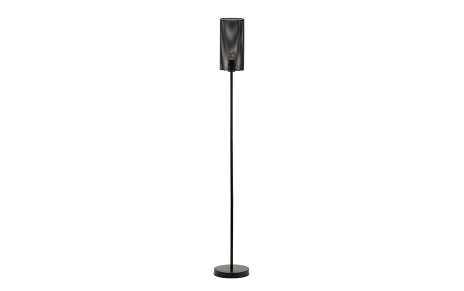 Pauleen Black Mesh Stehlampe aus schwarzem Metall