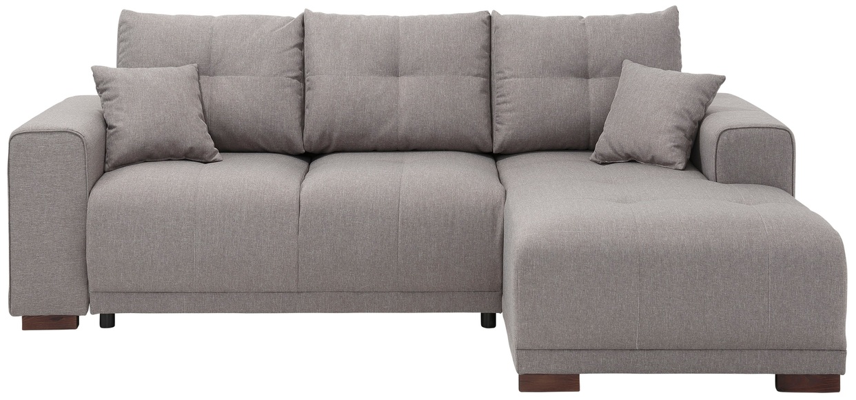 Home affaire Ecksofa »Viborg«, mit Regal in der Armlehne, wahlweise mit Bettfunktion