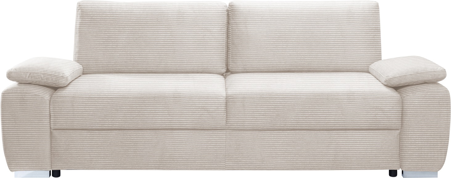 exxpo - sofa fashion 2-Sitzer »SOLSBURY, Sofa, Schlafsofa«, inkl. Federkern-Polsterung, Bettfunktion und Stauraum, in Cord