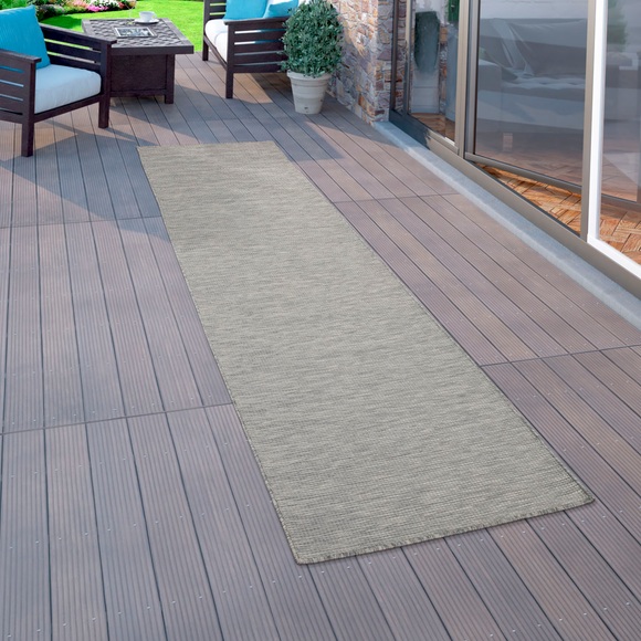 Paco Home Läufer »Sonset«, rechteckig, 5 mm Höhe, Teppich-Läufer, Flachgewebe, In- und Outddor geeignet, ideal in Diele & Flur