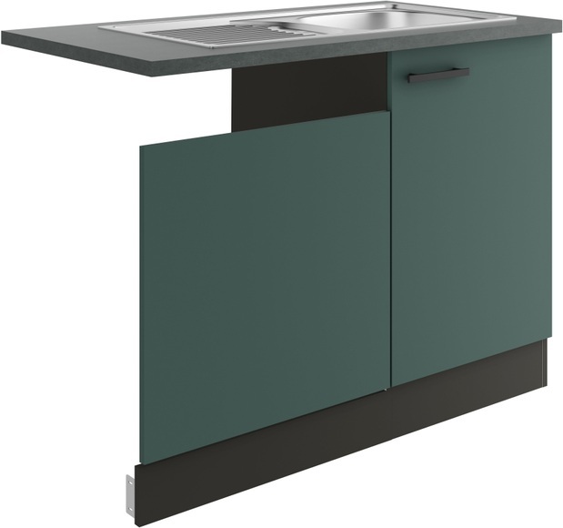 OPTIFIT Spülenschrank »Palma«, Breite 110 cm, geeignet für teilintegrierte Geschirrspüler
