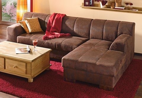 Home affaire Ecksofa »Falk«, mit Federkern und wahlweise mit Bettfunktion