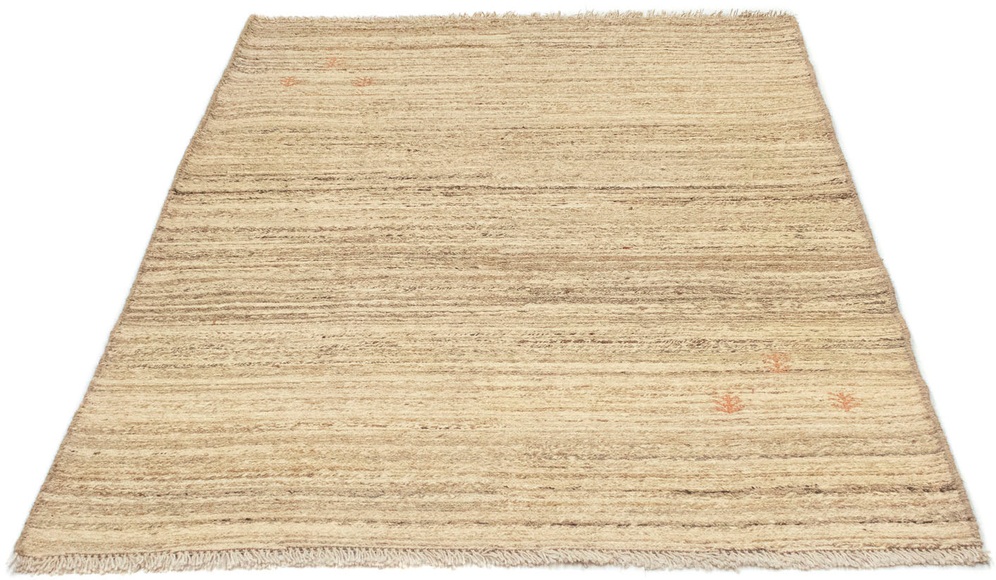morgenland Wollteppich »Gabbeh Teppich handgeknüpft beige«, rechteckig, 18 mm Höhe, handgeknüpft