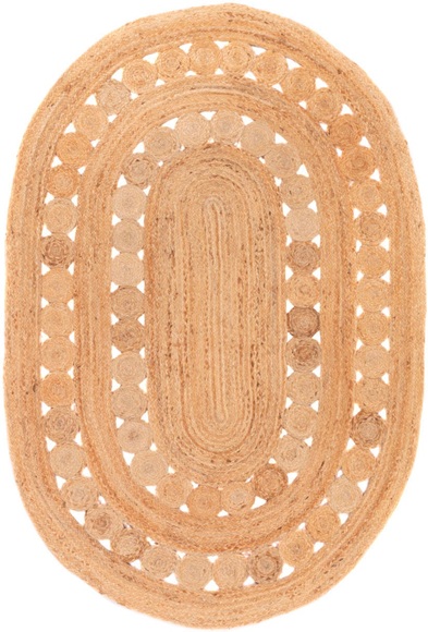 morgenland Teppich »Sisalteppich Teppich Darcia«, oval, 6 mm Höhe