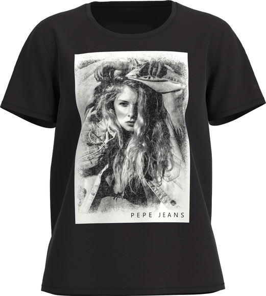 Pepe Jeans Rundhalsshirt »LIANA«, mit grossem Fotoprint