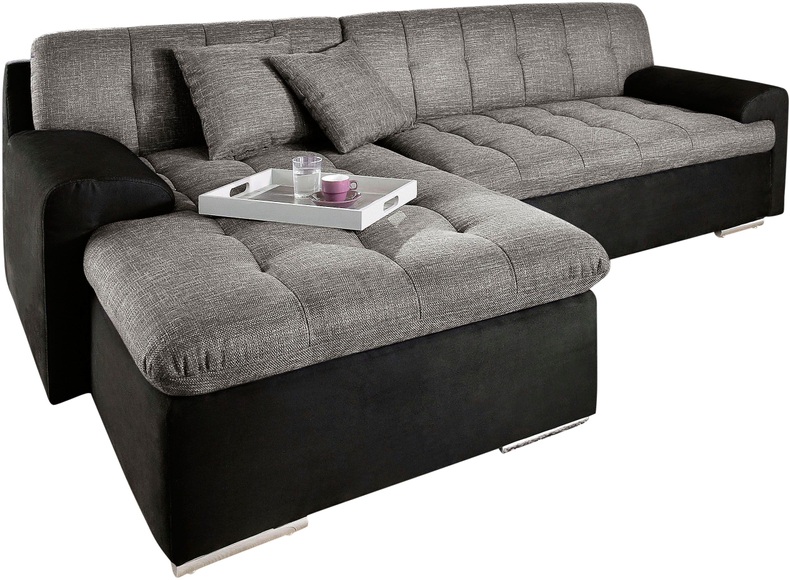 TRENDMANUFAKTUR Ecksofa, wahlweise mit Bettfunktion
