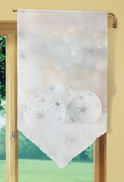HOME WOHNIDEEN Vorhang »SIMIANO«, Fensterbehang Voile digital bedruckt