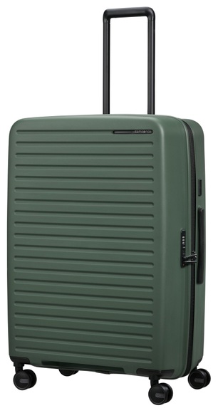 Samsonite Hartschalen-Trolley »RESTACKD 75 inkl. 3 Packtaschen«, 4 Rollen, Reisekoffer mit TSA Schloss Volumenerweiterung
