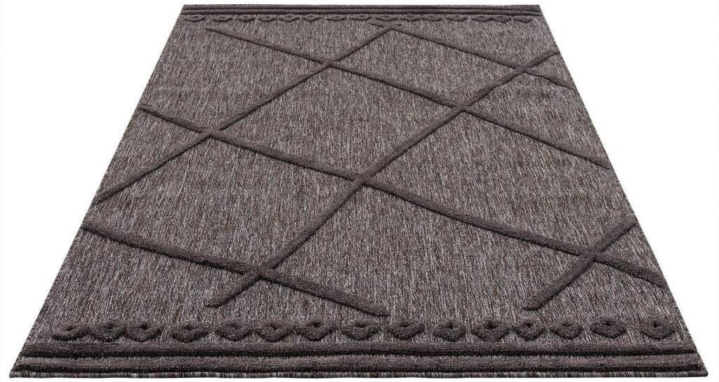 Carpet City Teppich »SANTORINI 58578«, rechteckig, 5 mm Höhe, 3D-Design: Flor erzeugt ein Hoch-Tief-Effekt, In- und Outdoor geeignet