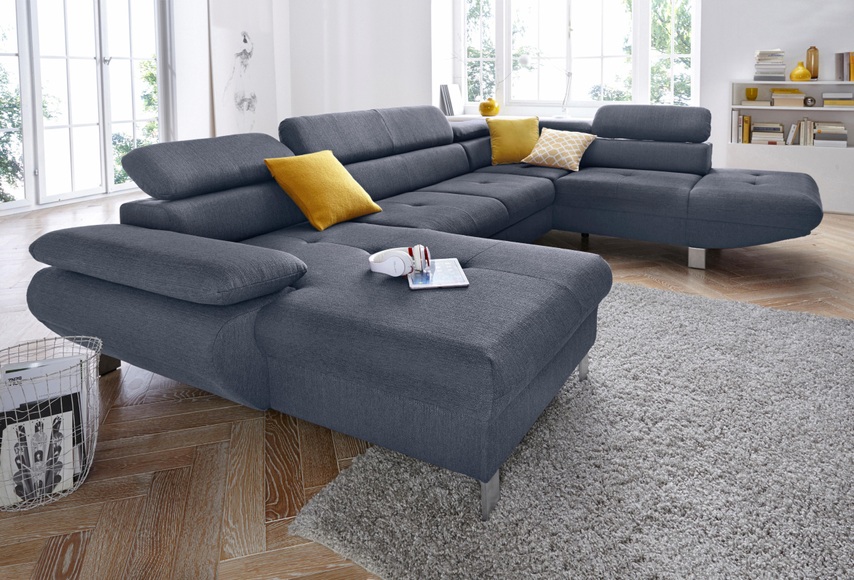 exxpo - sofa fashion Wohnlandschaft, wahlweise mit Bettfunktion