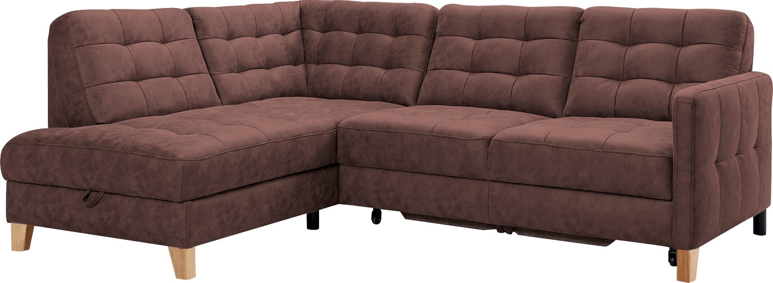 exxpo - sofa fashion Ecksofa »Elio«, wahlweise mit Bettfunktion und Bettkasten, in vielen Bezugsqualitäten