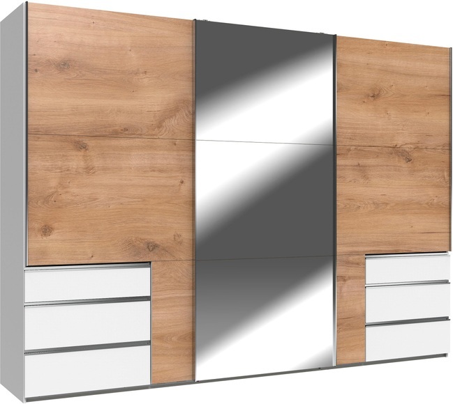 Fresh To Go Schwebetürenschrank »Level«, mit Schubkästen