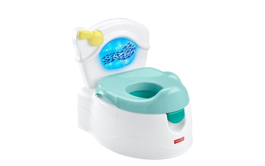 Fisher Price - Fisher-Price Meeresrausch Töpfchen mit Musik, Toilettentrainer, Kinder-WC