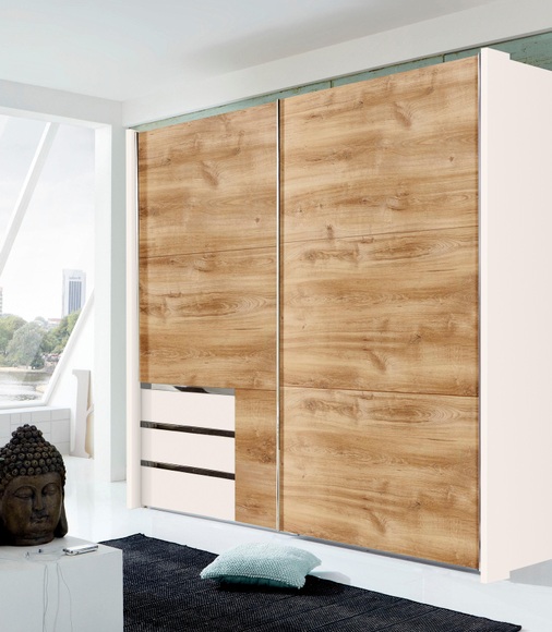 Fresh To Go Schwebetürenschrank »Level«, mit Schubkästen