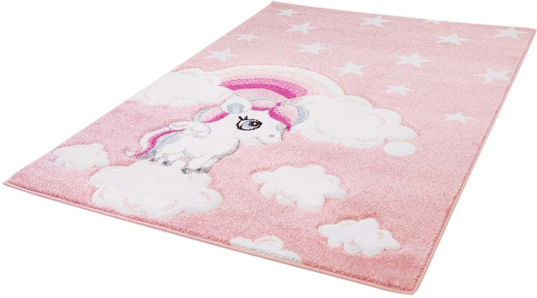 Kinderteppich, »Bueno Kids 1450«, Carpet City, rechteckig, Höhe 13 mm, maschinell gewebt