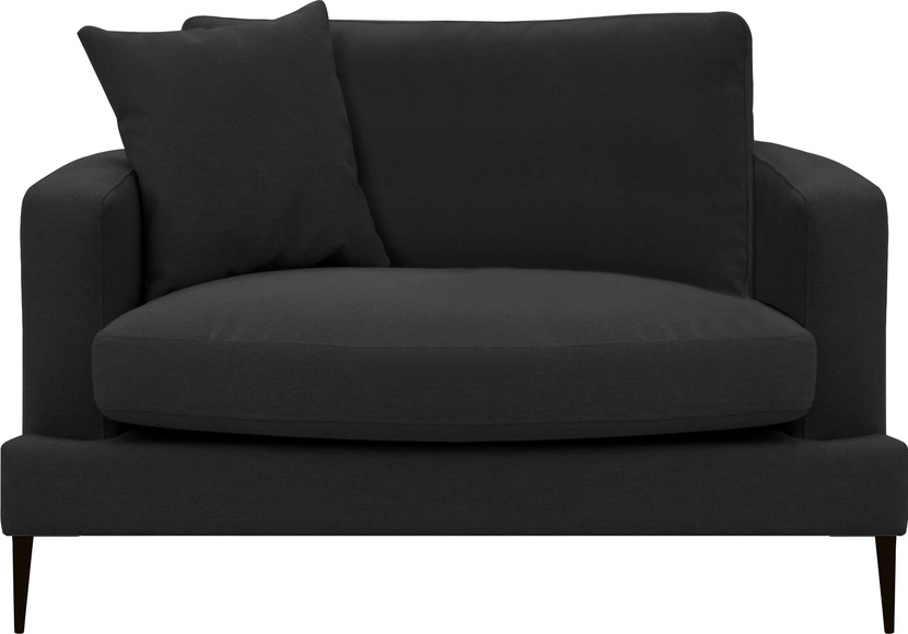Leonique Sessel »Cozy«, mit Metallbeinen und Zierkissen
