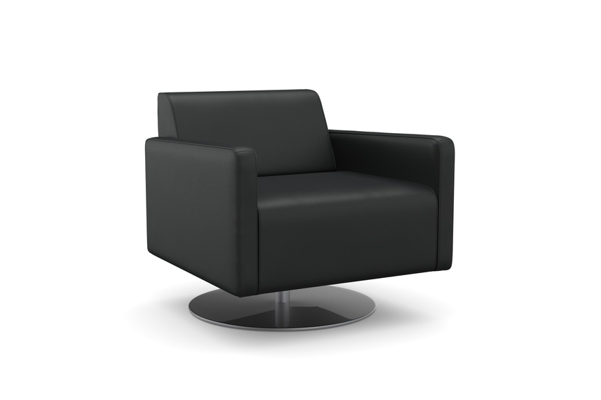 machalke® Drehsessel »single«, Ledersessel mit Drehteller, inklusive Drehfunktion