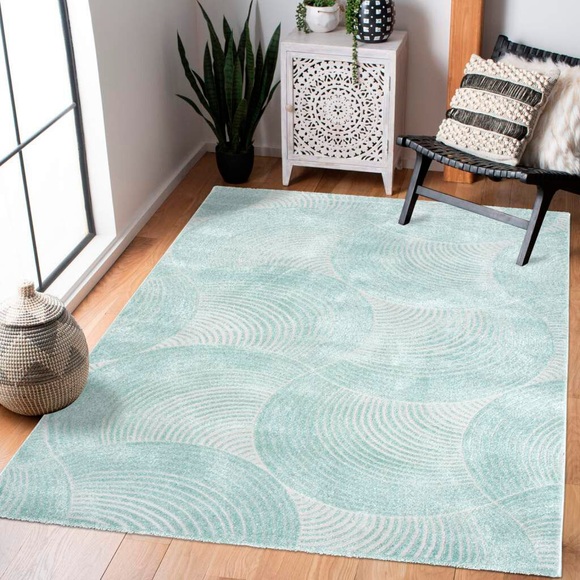 Carpet City Teppich, rechteckig, Kurzflor Wohnzimmer, 3D-Optik, für Schlafzimmer, Flur