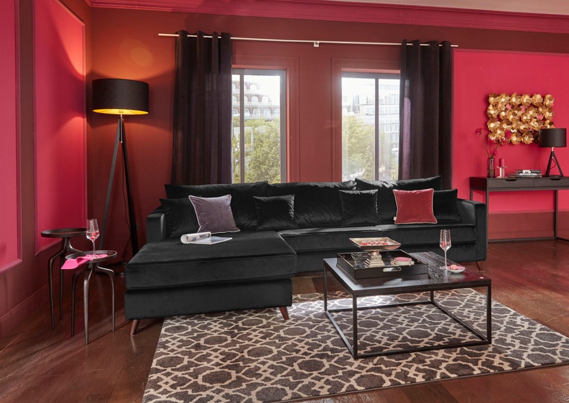 Guido Maria Kretschmer Home&Living Ecksofa »Renesse«, lose Kissen, Keder an Sitzkissen