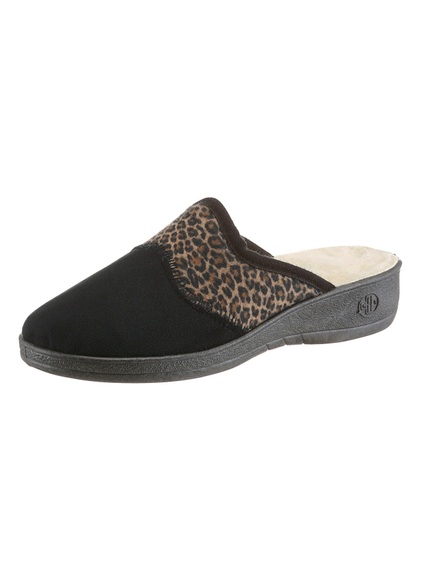 Landgraf Pantoffel mit rutschhemmender PVC-Laufsohle