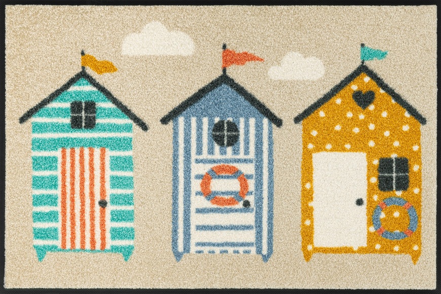 wash+dry by Kleen-Tex Fussmatte »Beachhut«, rechteckig