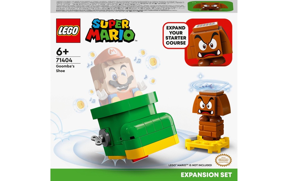 71404 Super Mario Gumbas Schuh ? Erweiterungsset, Konstruktionsspielzeug