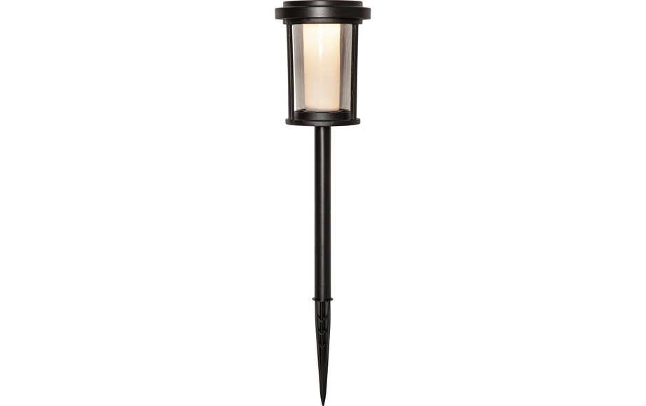 STAR TRADING Gartenleuchte »Solar Bollard Alippa, 44 cm, Schwarz«
