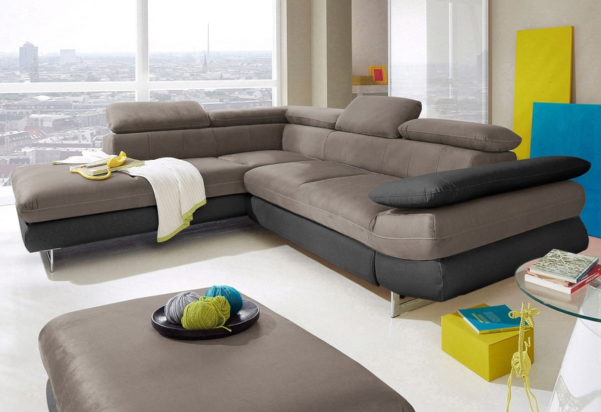 INOSIGN Ecksofa »Solution2«, wahlweise mit Bettfunktion
