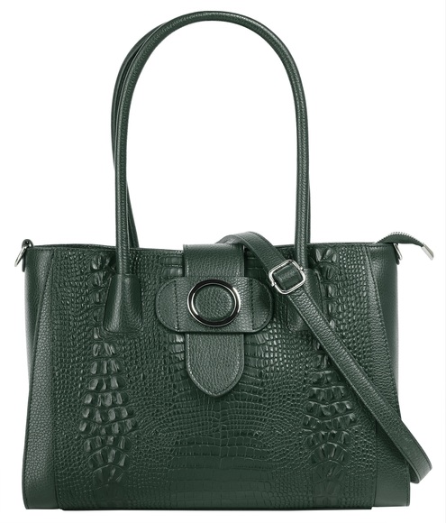 Cluty Shopper, (1 tlg.), echt Leder, Made in Italy
