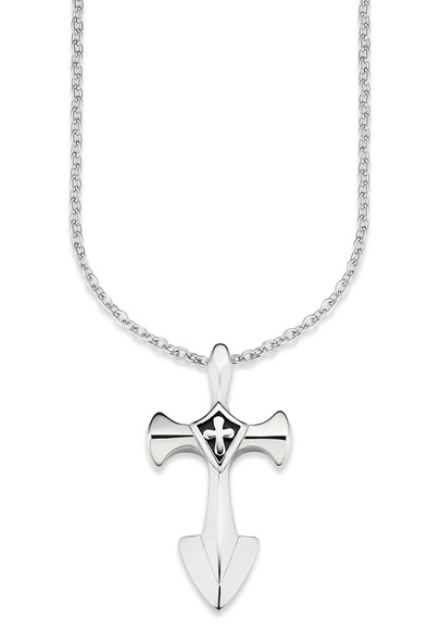 Bruno Banani Kette mit Anhänger »Kreuz, B4057N/20/00/55«