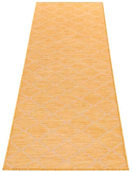 Carpet City Läufer »Palm«, rechteckig, 5 mm Höhe, Wetterfest & UV-beständig, für Balkon, Terrasse, Flur, Küche, flach gewebt