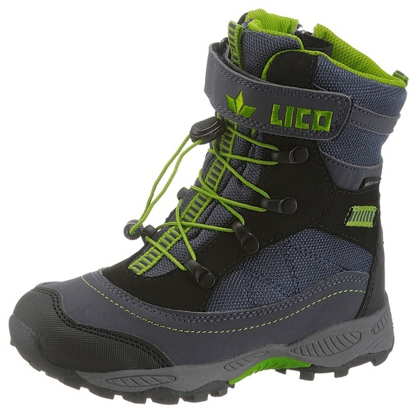 Lico Winterboots SUNDSVALL VS gefüttert in marine/schwarz/lemon in Gr. 35
