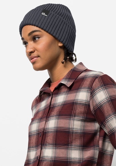 Jack Wolfskin Wintermütze Damen Schwansee Beanie Women One Size dark navy dark navy
