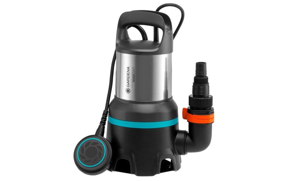 GARDENA 9042-22 - Schmutzwasser-Tauchpumpe (Schwarz/Silber)