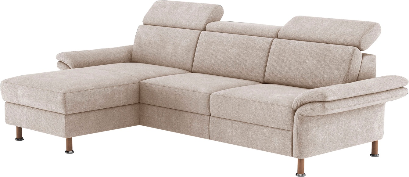 Home affaire Ecksofa »Calypso L-Form« mit motorischen Funktionen im Sofa und Recamiere