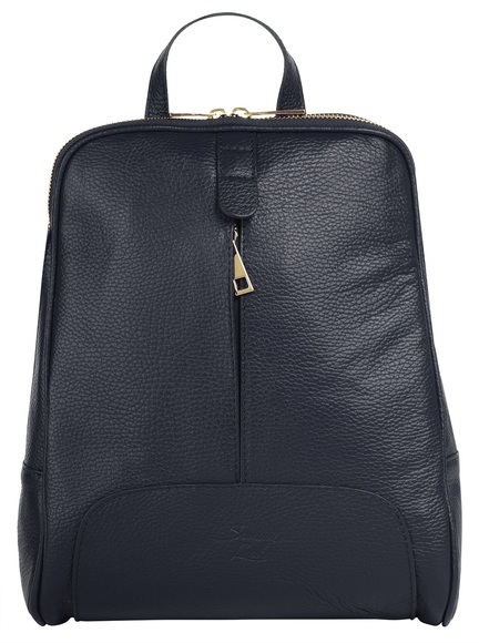 Samantha Look Cityrucksack, echt Leder, Made in Italy