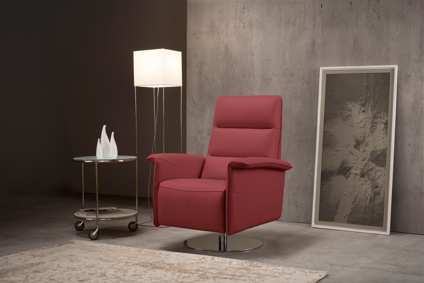 Egoitaliano Sessel »Kelly«, drehbar, manuelle Relaxfunktion mit Push-Back-Mechanismus