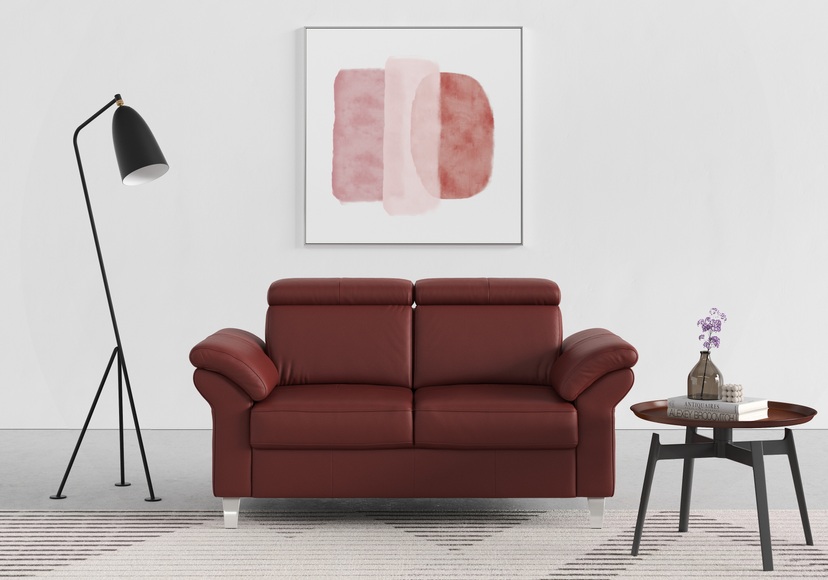 sit&more 2-Sitzer, inklusive Federkern und Kopfteilverstellung