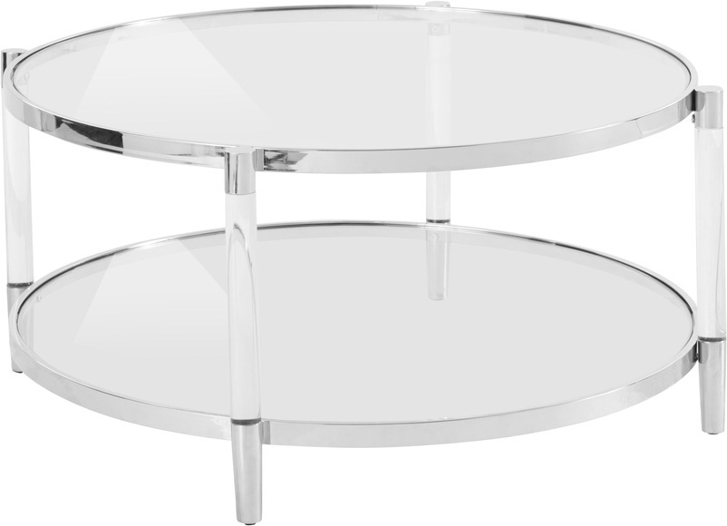 Leonique Couchtisch »Ceadda«, mit Metallbeinen und einer Glastischplatte, in 2 Farben, Breite 102 cm